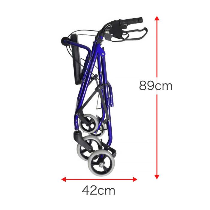 島製作所 歩行器 歩行補助車 ○ シンフォニー レッド ブルー │ 介護