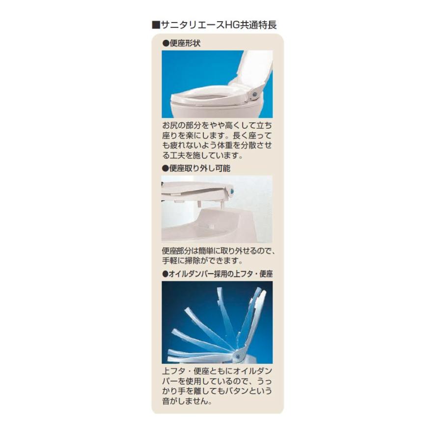 アロン化成 サニタリエースHG両用式 │ 工事不要 抗菌 リフォーム