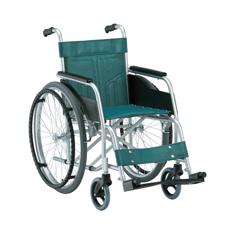 車いす スチール製自走式車椅子 DM-81 背固定 松永製作所