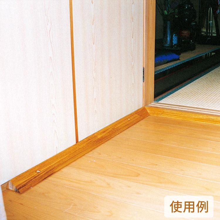 スロープ 段さ解消 木製ミニスロープ 長さ80×奥行6.0cm TM-999-A20