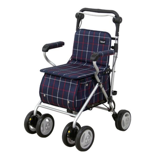 シルバーカー スタンダードシルバーカー ○テイコブ ST07 格子紺 幸和