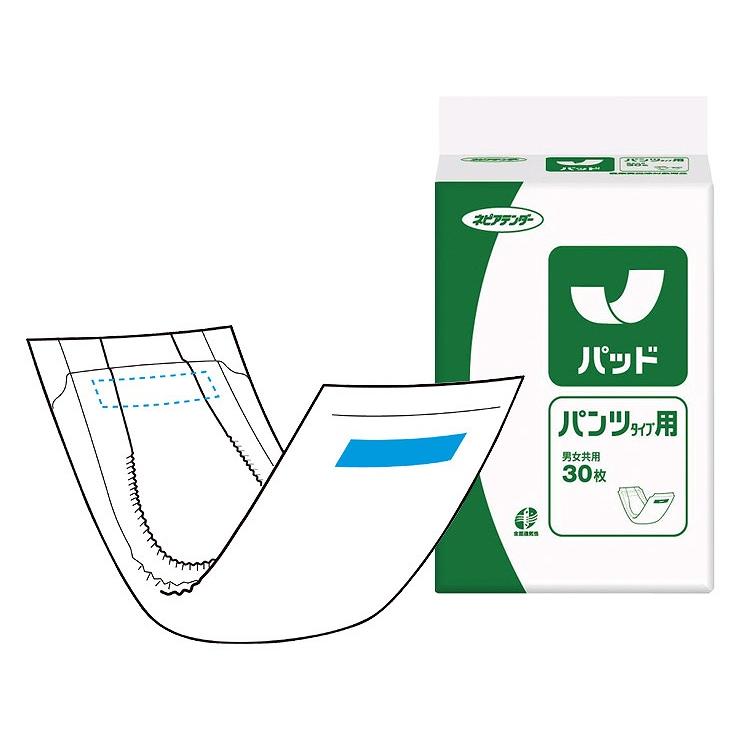 ネピアテンダー パッド パンツタイプ用 30枚×3袋入り 幅15×長さ
