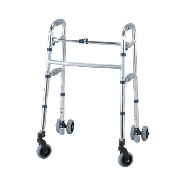 歩行器 セーフティーアームウォーカー Gタイプ SAWGR シルバー イーストアイ｜介護用 高齢者用 大人用 室内用 屋内用 歩行補助 歩行訓練 リハビリ コンパクト