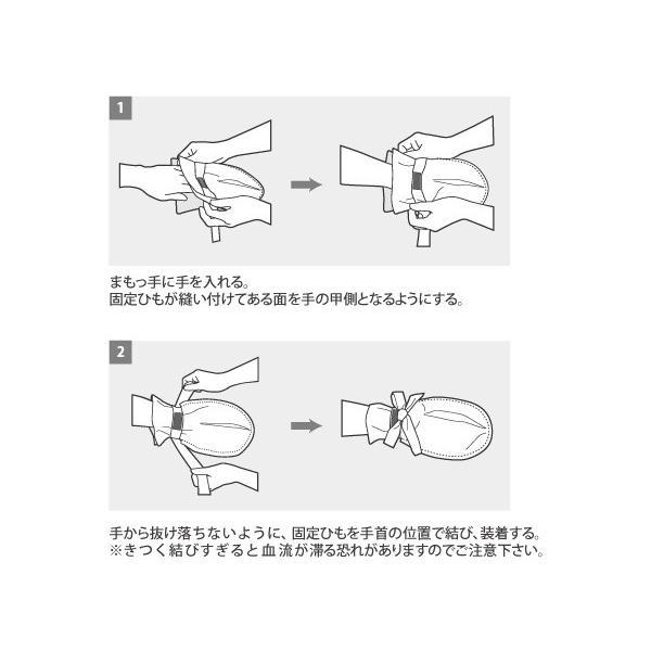 介護 ミトン まもっ手ソフト 片手 0687 特殊衣料 │ 介護用ミトン 介護手袋 介護用品 両手 高齢者 点滴抜去 自傷行為｜pandora｜03