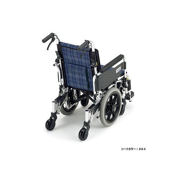 ミキ 法人宛介助式車いす 6輪車椅子 スキット6 SKT-6 │ 車椅子 車イス