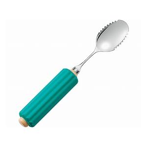 ラーメンスプーン スポンジ付 RS-1 長さ19.8cm 木製ハンドル 斉藤工業