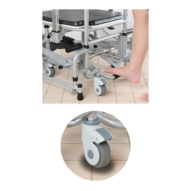 シャワーキャリー 可動式入浴台 アクアムーブ PN-L14001D パナソニックエイジフリー │ 介護用品 入浴用車椅子 入浴介助 高齢者 お年寄り 老人 病院 老人ホーム_2