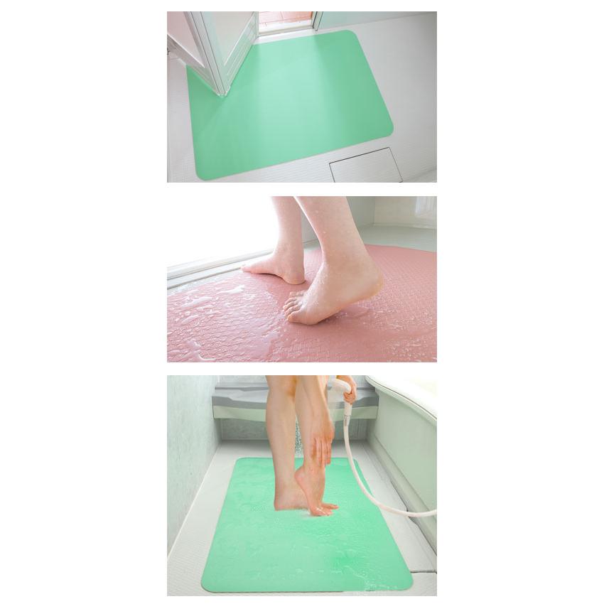 お風呂洗い場マット 幅90×長さ60×厚さ0.3cm AF-09 AF-10 サンコー