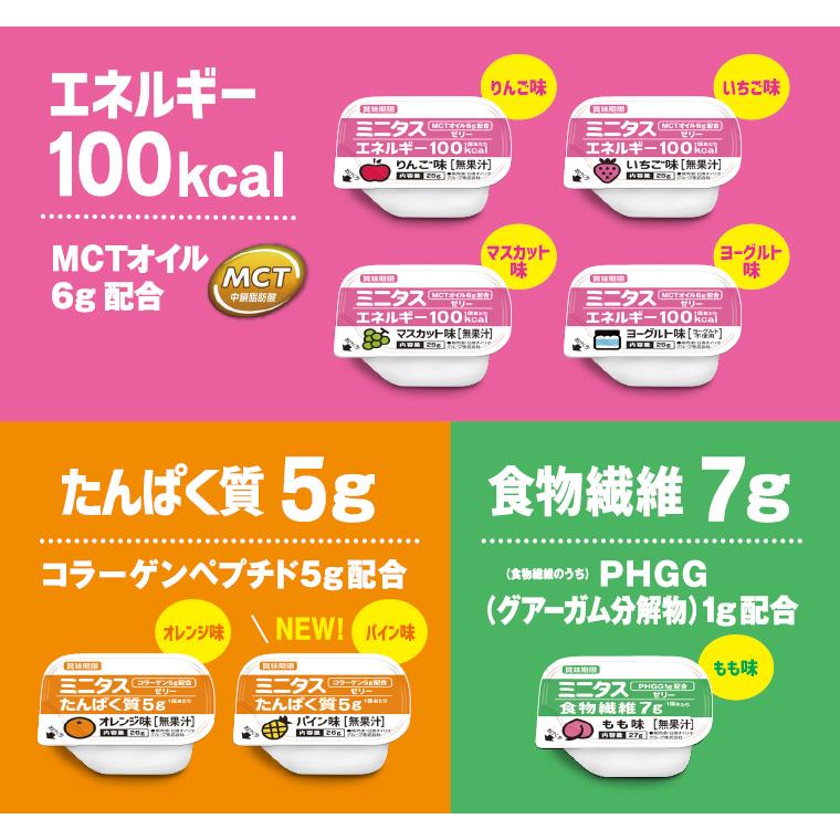 日清オイリオ（Nisshin OilliO） ミニタス ゼリー ミニタス たんぱく質