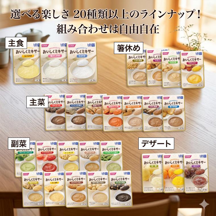 ホリカフーズ おいしくミキサー おやつセット 合計10個セット（5種×各2