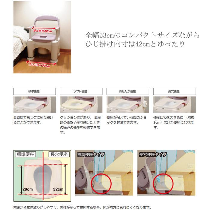 Panasonic（パナソニック） ポータブルトイレ 座楽 ラフィーネ PN