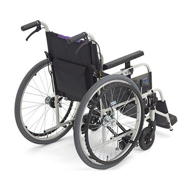 車椅子 とまっティシリーズ アルミ自走車いす MBY-41B SW ミキ │ 車イス 自走式 自動ブレーキ 低床 とまっティ ロータイプ ノンバックブレーキシステム搭載 低の画像