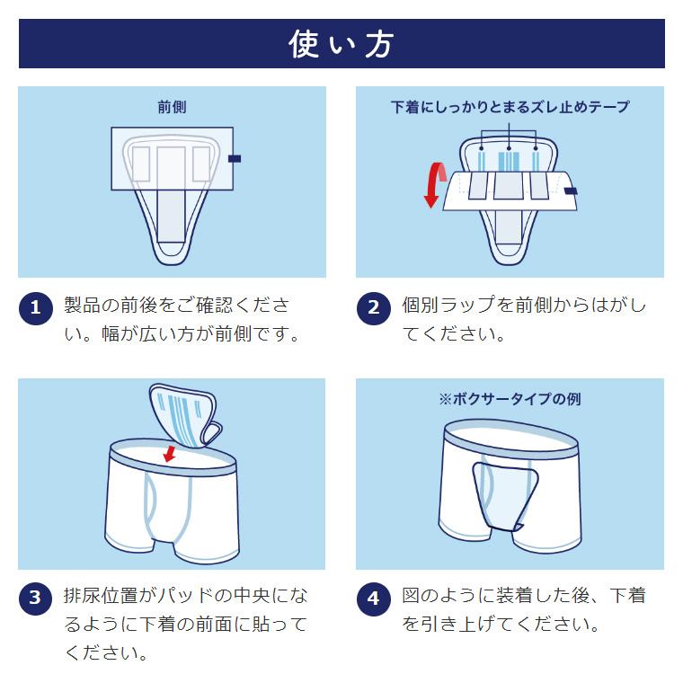 ライフリー さわやかパッド さわやか男性用安心パッド 多いときでも