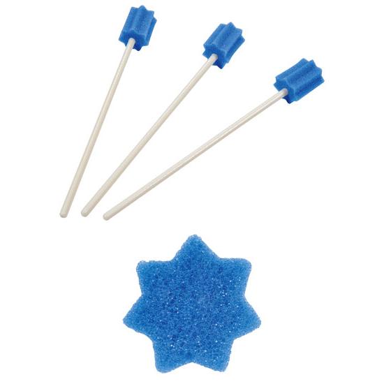 モルテン molten 口腔ケアスポンジ ハミングッド P 300本入 長さ15cm プラスチック軸 MHGP300 │ 介護用品 口腔ケア スポンジブラシ 綿棒 オーラルケア 高齢者の画像