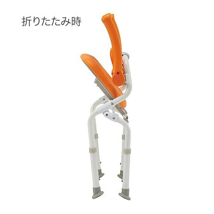 シャワーチェア［ユクリア］ミドルSP腰当付おりたたみN PN-L42021  