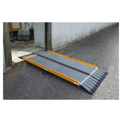 スロープ 段差 車いす用スロープ 段ない・ス FK1250 幅68（有効幅：65）×長さ125×高さ6.1cm 634-140 シコク │ 段さ解消 段差解消 住宅改修 スロープ 介護用品の画像