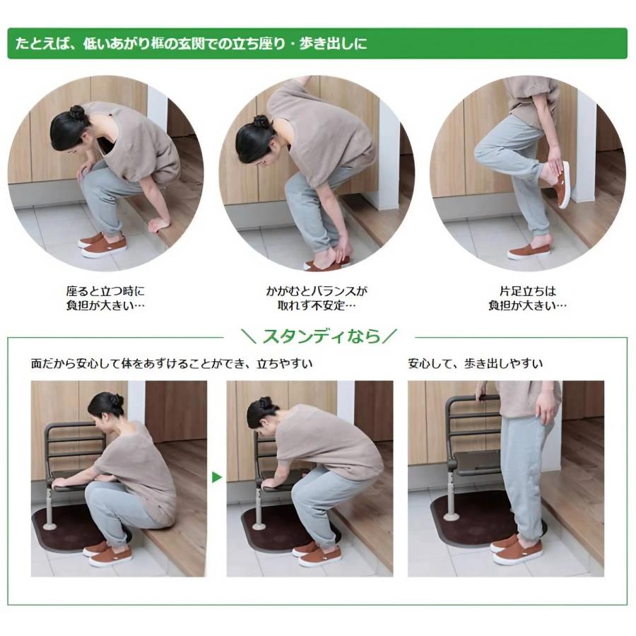 Panasonic 手摺 折りたたみ可能な両面手すり スタンディ PN-L80401