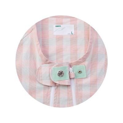 ANGEL つなぎ服　ファスナー　Lサイズ　エンゼル ANGEL（ベビー、介護） つなぎ寝巻き コンビネーション（フル