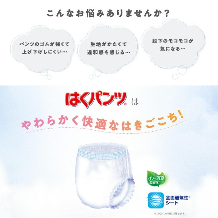 リフレ はくパンツ ジュニア SS （ウエスト45〜60cm）20枚入 吸水量