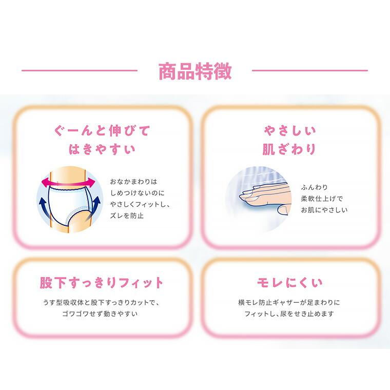 リフレ はくパンツ ジュニア SS （ウエスト45〜60cm）20枚入 吸水量