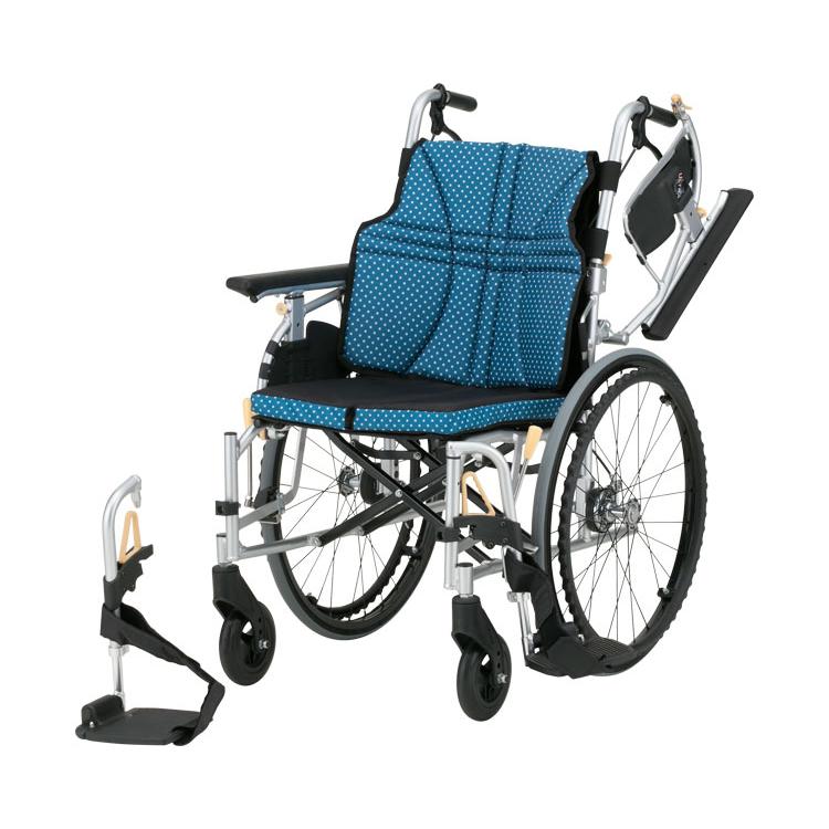 日進医療器 車椅子 アルミ自走車いす ウルトラ NA-U2W・BG 座幅45cm