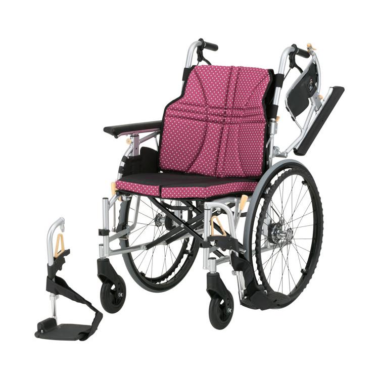 日進医療器 車椅子 アルミ自走車いす ウルトラ NA-U2W・BG 座幅45cm