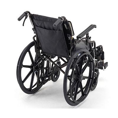ミキ 車椅子 アルミ自走車いす KJP-5 座幅48・50・52cm調整可 ブラック