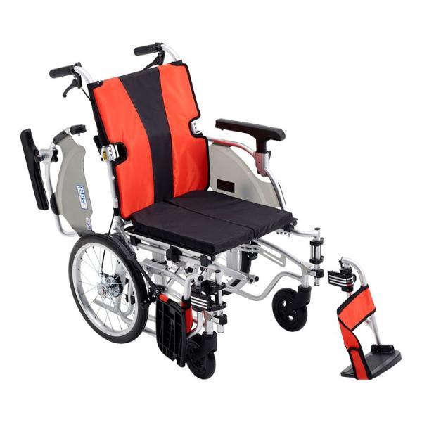 むぎ 介助車いす ライト 軽量 折りたたみ 標準型 座幅42cm ミキ