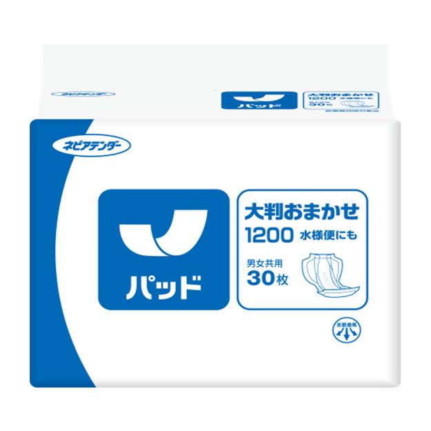 大判おまかせ1200 水様便にも 30枚×3袋入り 幅38×長さ71cm AP30O1200 