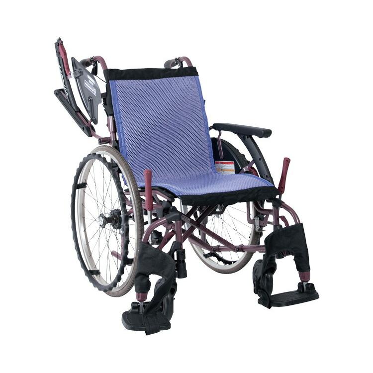 カワムラサイクル 車椅子 折りたたみ アルミ製自走用車いす WAVITRoo+