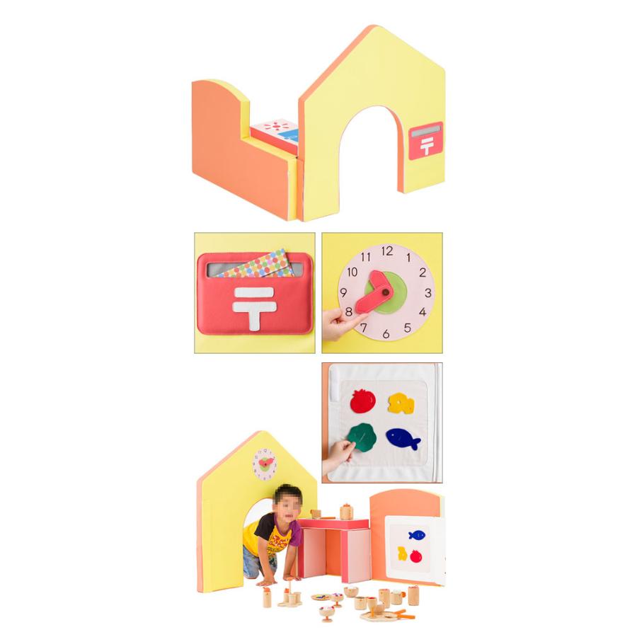 室内あそび レザーホームサークル 900964 トッケン │ 保育園 幼稚園 保育所 こども園 学童 学校 知育遊具 子供 おままごと 施設 病院 ままごとサークル_1