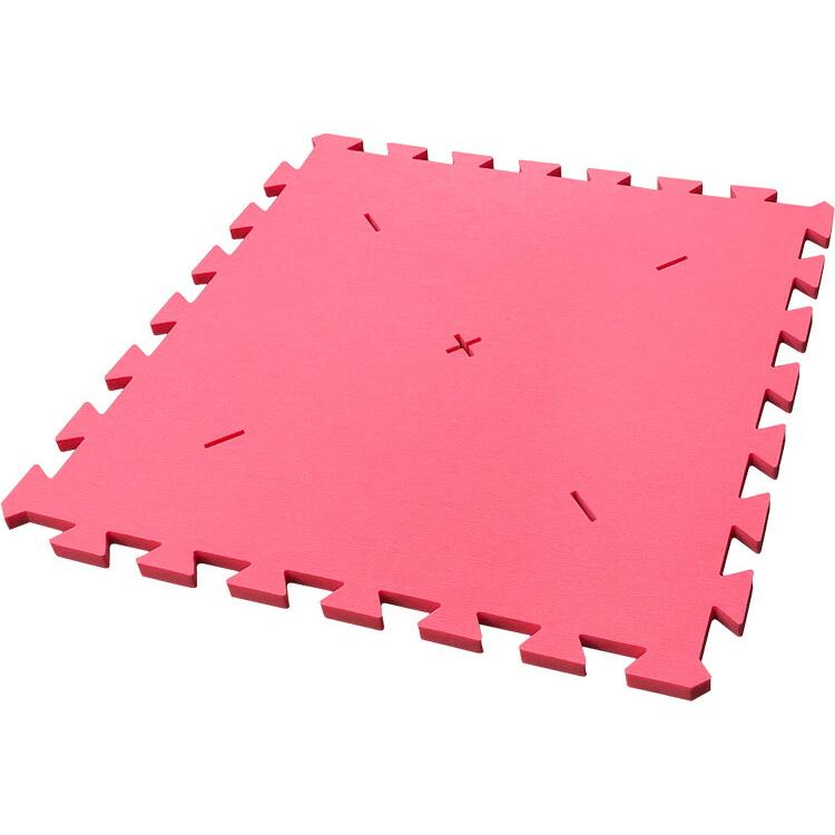 おふろクッションマットneo（ネオ） 厚さ1.3cm 合計20枚（4枚入り×5セット） ピンク KG1485 イノアックリビング │ ジョイントマット 介護用品 脱衣所 浴室の画像