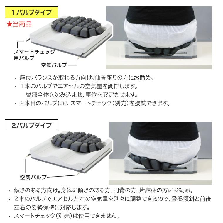 ロホクッション 車椅子用クッション 床ずれ予防 スマートチェック対応 ロホ・ハイブリッドエリート 1バルブ ペルモビール | クッション 体圧分散 褥瘡 摩擦 ズレ_8