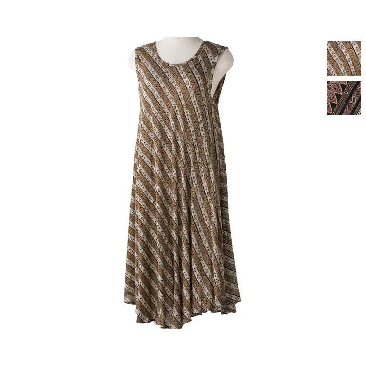 ワンピース レディース 楊柳ノースリーブワンピース 0170 ケアファッション 介護box パンドラ 通販 Yahoo ショッピング