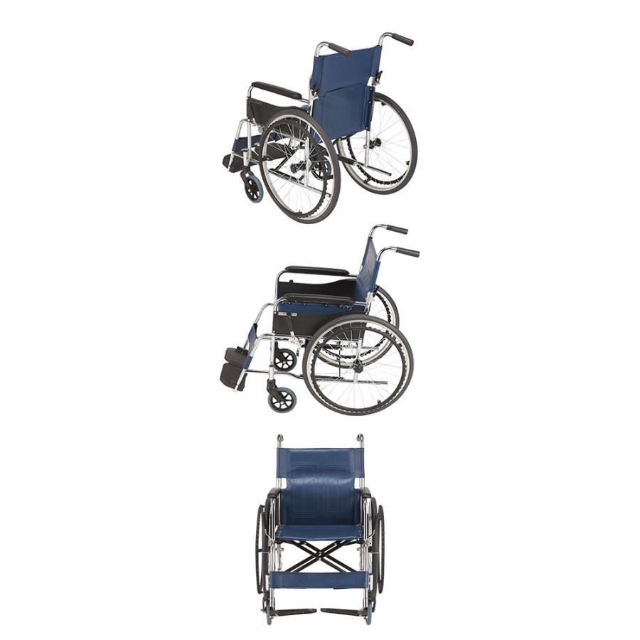 マキテック 車椅子 折りたたみ ノーパンクタイヤ 標準型車椅子 自走用