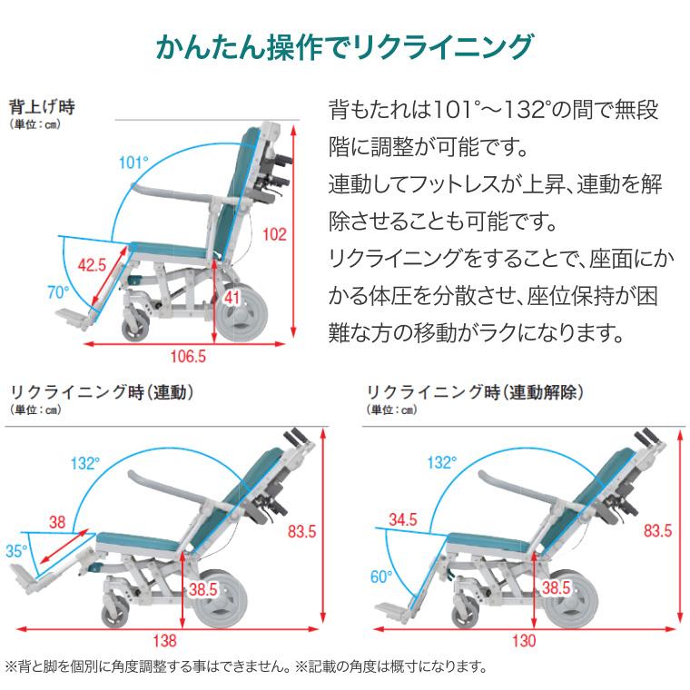 シャワーキャリー 入浴用 車椅子 ウチヱ シャワーラクリク SAL U型