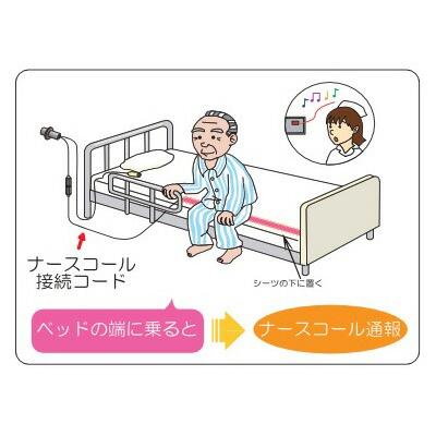 離床センサーサイドナールW・ケアコム4PZ 00210A7B02　適用プラグ９　トクソー技研 | 徘徊感知器 検知器 離床 徘徊 セット 病院 施設 高齢者 介護用品_1