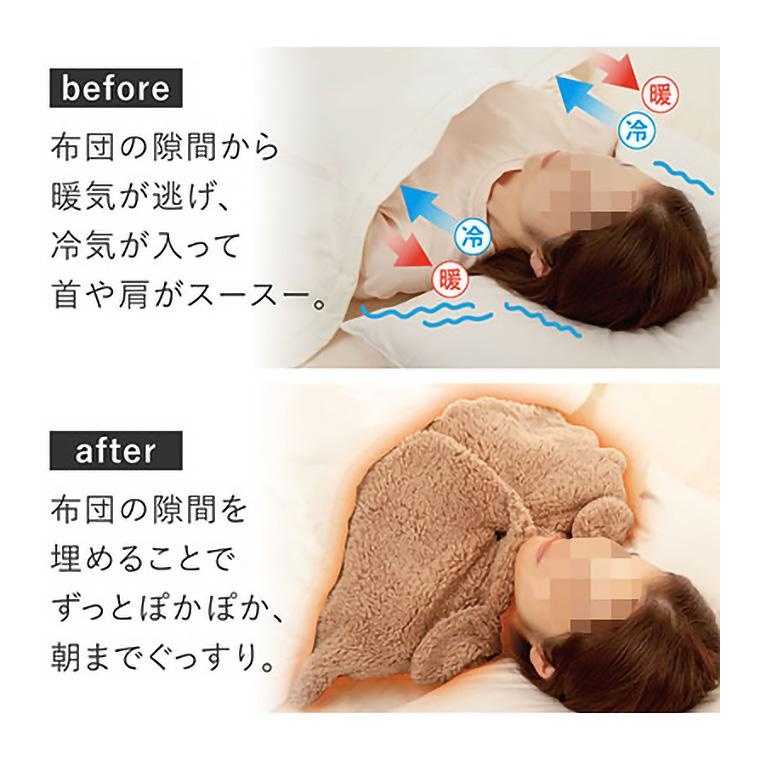 アルファックス 極暖 顔まですっぽりあったかケープ AP-624806