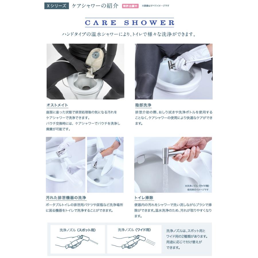 前広便座 ZA FREE（ザフリー）（温水洗浄便座付き補高便座）リモコン