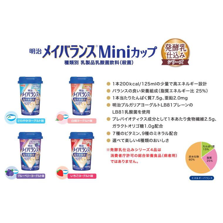 明治（meiji） メイバランス 栄養補助食品 メイバランスMiniカップ