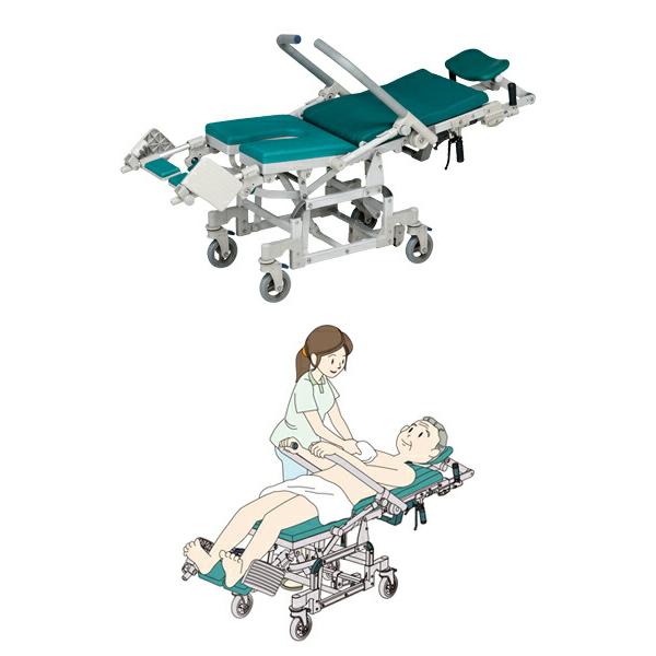 シャワーキャリー 入浴 車椅子 はいねーる4輪自在FL U型シート HNJ028