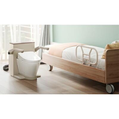 水洗トイレ トイレ ベッドサイド水洗トイレ EWRS320N TOTO │ 介護用品 高齢者 お年寄り 老人 シニア 排泄 トイレ 福祉用具 老人ホーム 病院 デイサービス 施設の画像
