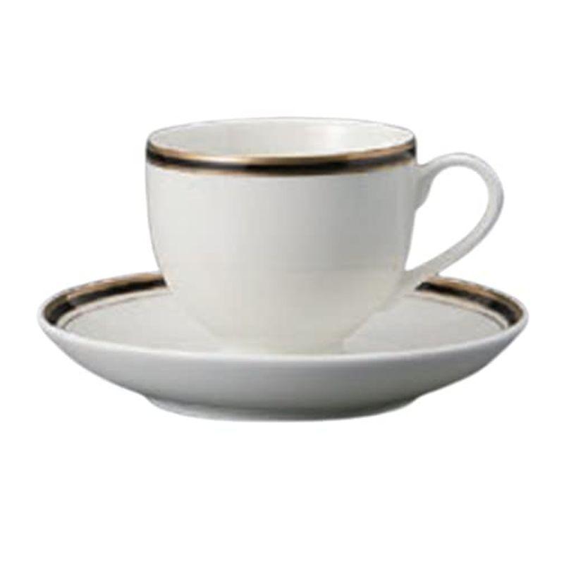 流行に  エールネット(Ale-net) アポロ高台アメリカンコーヒーカップ&ソーサー 6客セット ホワイト カップ、ソーサー