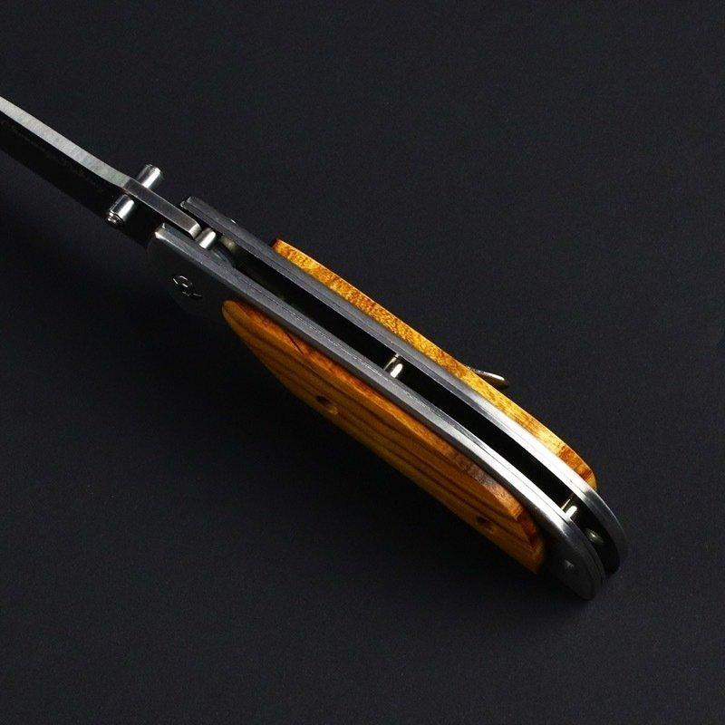 Chonmage Fishing フォールディングナイフ 338W 158mm ステンレス製 折り畳みナイフ フィッシングナイフ キャンプ Aot Dfl Hss|pands-s|05
