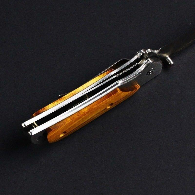 Chonmage Fishing フォールディングナイフ 338W 158mm ステンレス製 折り畳みナイフ フィッシングナイフ キャンプ Aot Dfl Hss|pands-s|06