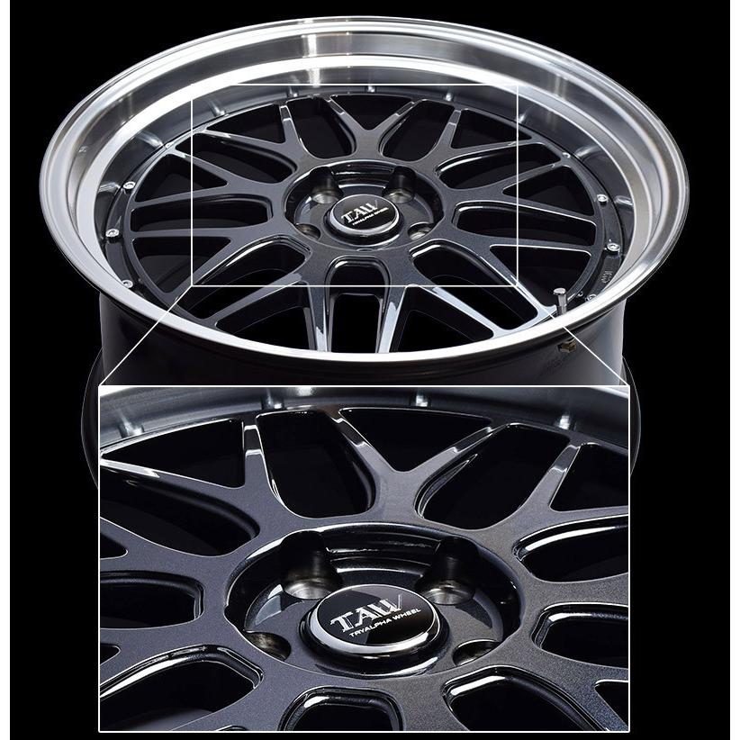 【送料無料】トライアルファ TAW Leowing FM9 レオウイング エフエムナイン 10.0J-20 +35 5H114.3 ブラックメタリック 1本価格_1