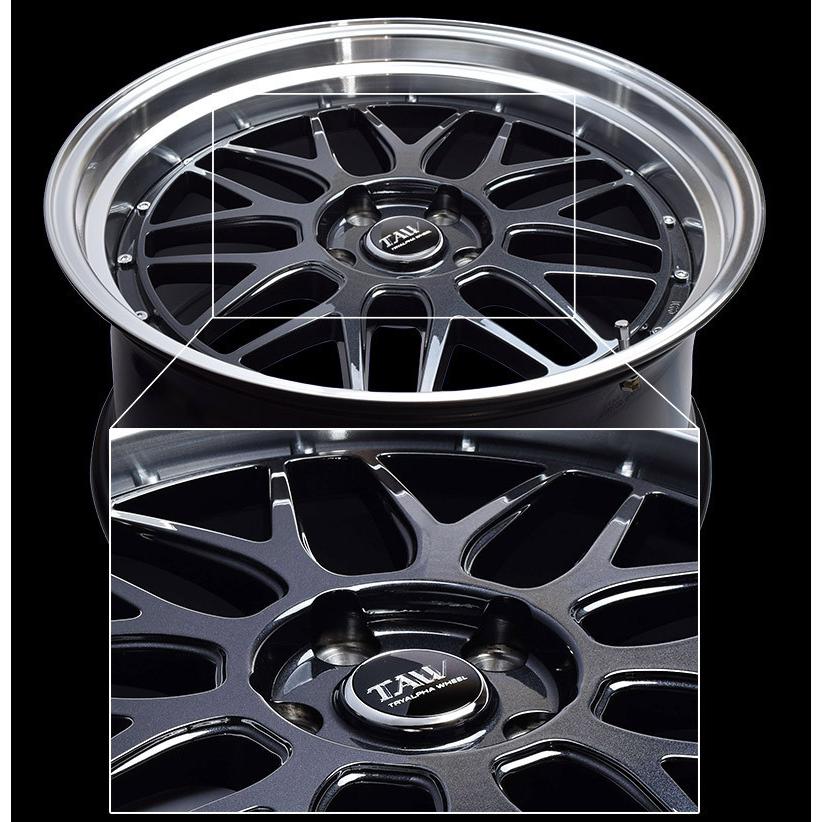 【送料無料】トライアルファ TAW Leowing FM9 レオウイング エフエムナイン 10.0J-20 +40 5H114.3 ブラックメタリック 1本価格_1