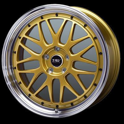 【送料無料】トライアルファ TAW Leowing FM9 レオウイング エフエムナイン 10.0J-20 +35 5H114.3 ゴールドディスク 1本価格