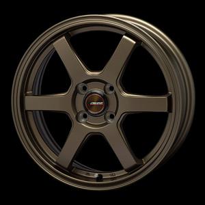 送料無料】J-TECH S6 ブロンズ 16インチ6.0J P.C.D:100 4穴 イン 