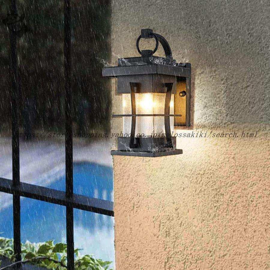 自動点灯・消灯　明暗センサー付きポーチライトIP65防水 Amazon.co.jp: LED 玄関ライト 光感センサーライトポーチライト